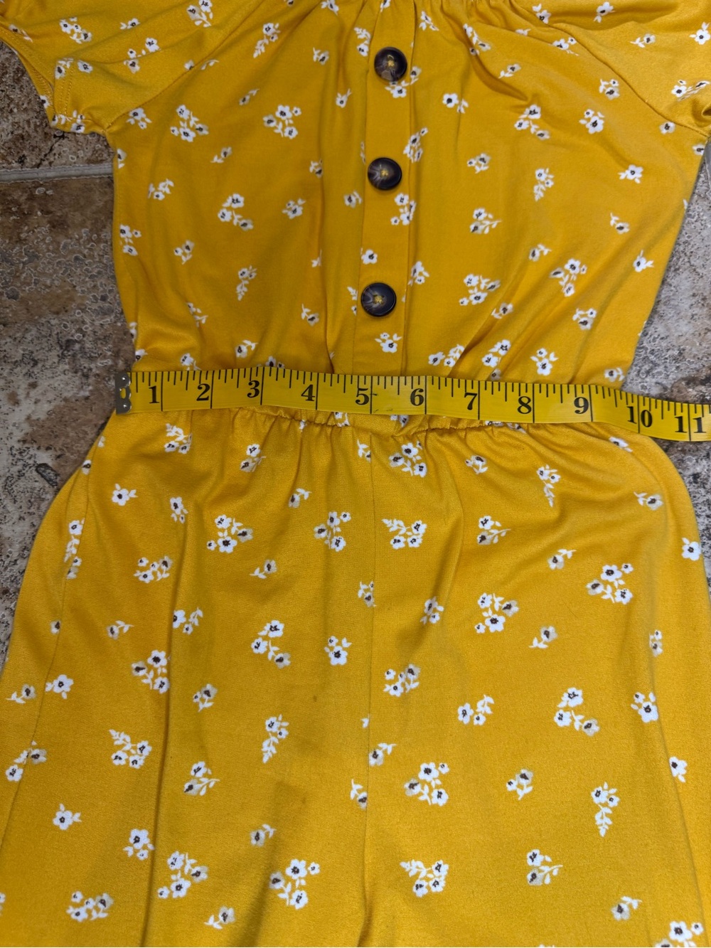 Sunshine Floral Button-Front Jumpsuit - Picture 5 of 6